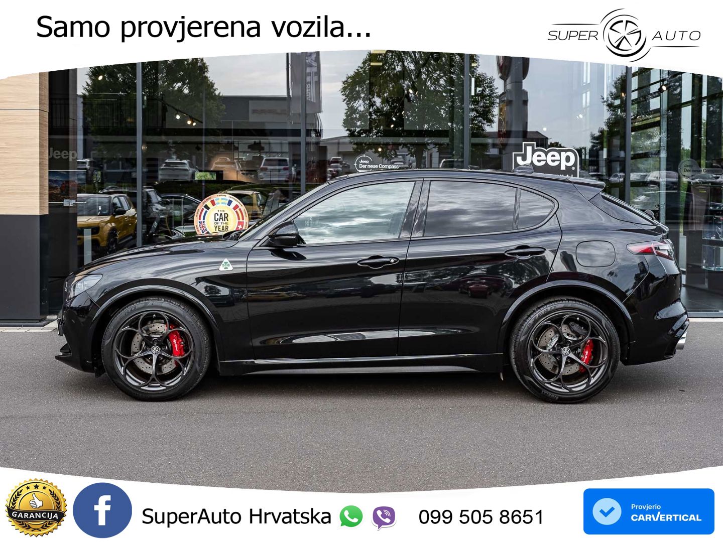 Alfa Romeo Stelvio Quadrifoglio 2.9 V6 Bi-Turbo (520 KS) Q4 Automatic LED+GR SJED+ACC