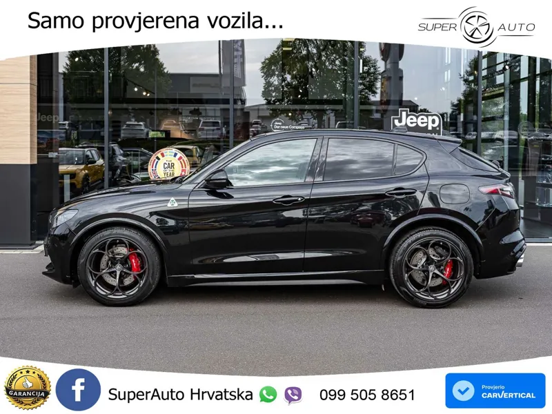 Alfa Romeo Stelvio Quadrifoglio 2.9 V6 Bi-Turbo (520 KS) Q4 Automatic LED+GR SJED+ACC