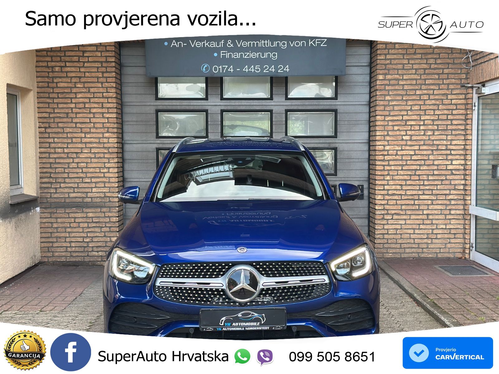 Mercedes GLC 220d (194 KS) 4MATIC G-TRONIC AMG LED+GR SJED+ACC