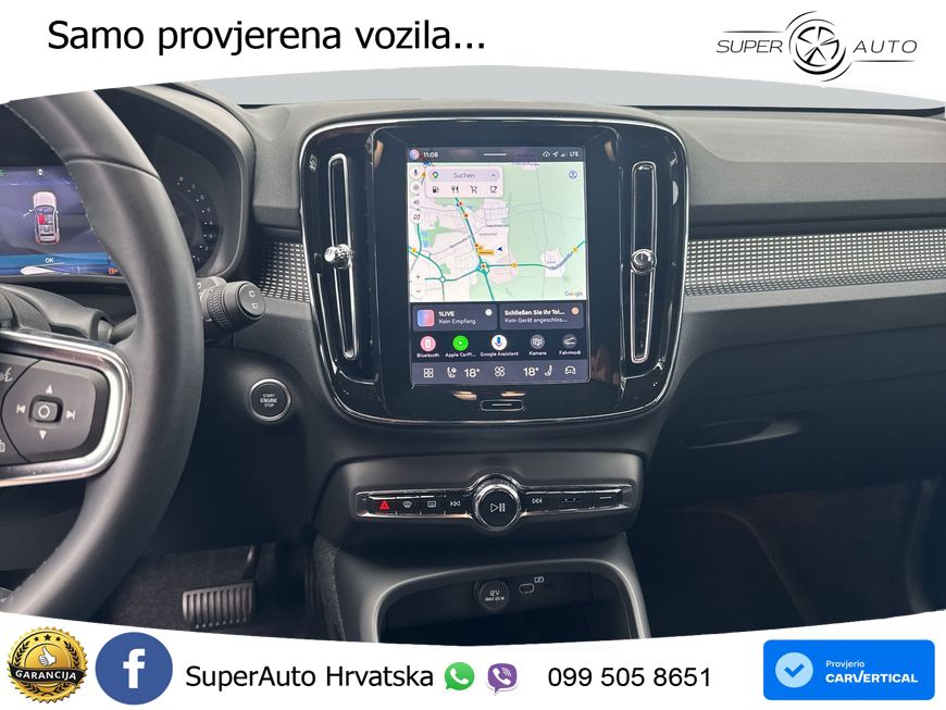 Volvo XC40 2.0 B3 163 KS Automatic LED+GR SJED+ACC
