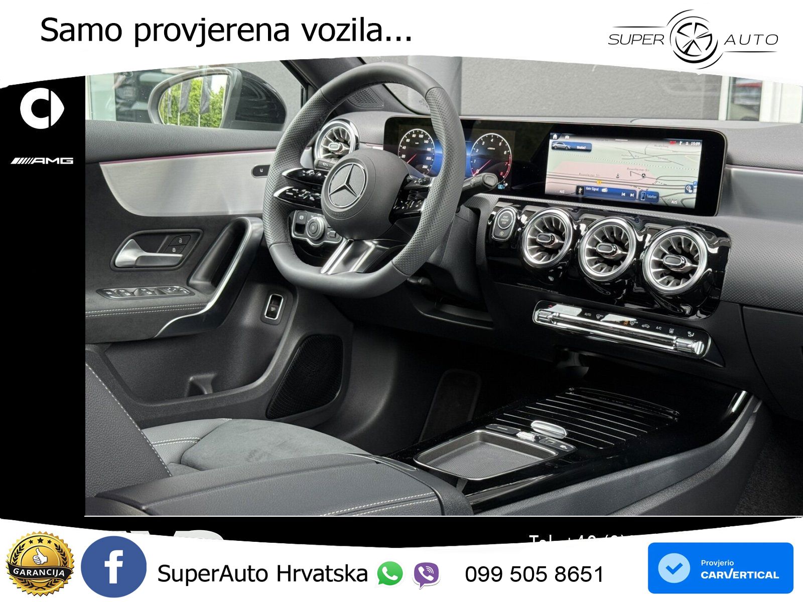 Mercedes-Benz A 200 7G-DCT AMG LED+GR SJED+ACC