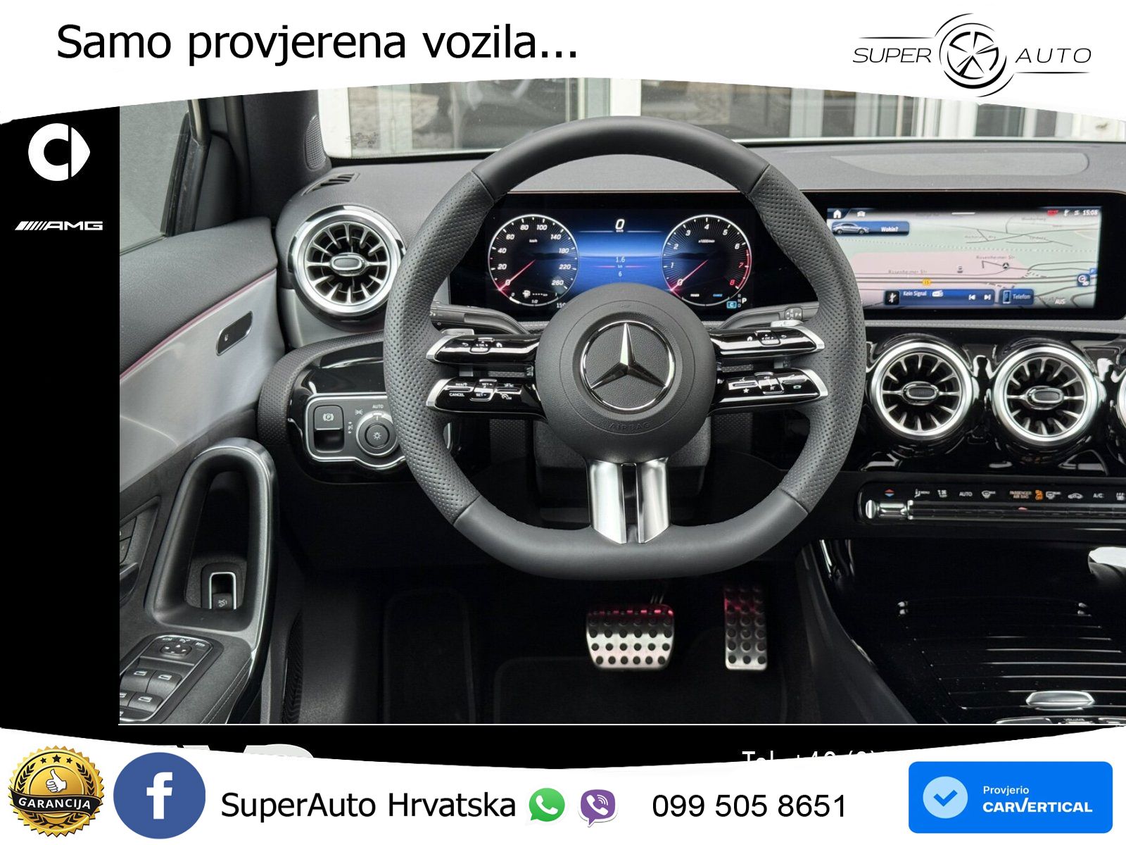 Mercedes-Benz A 200 7G-DCT AMG LED+GR SJED+ACC