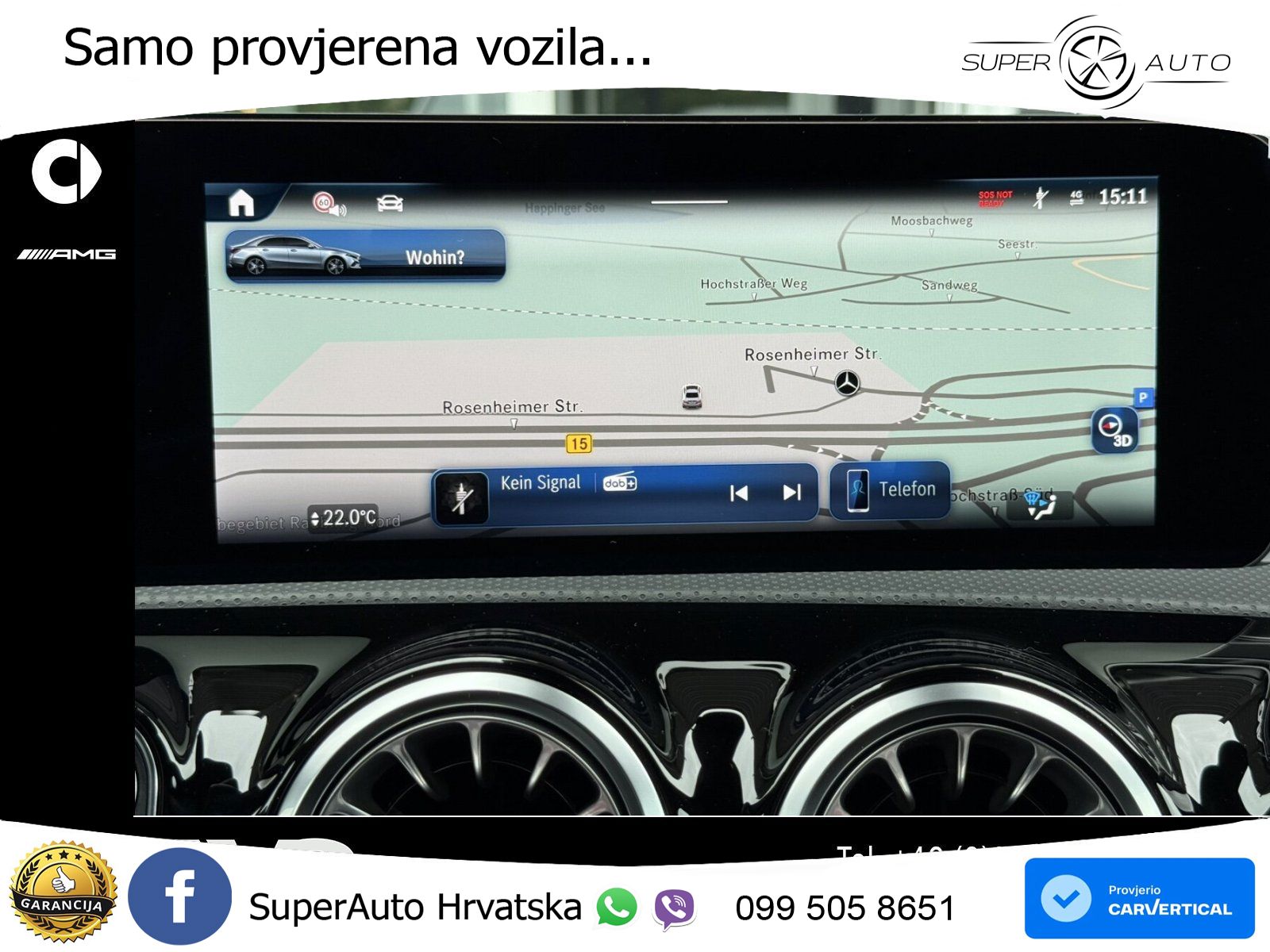 Mercedes-Benz A 200 7G-DCT AMG LED+GR SJED+ACC