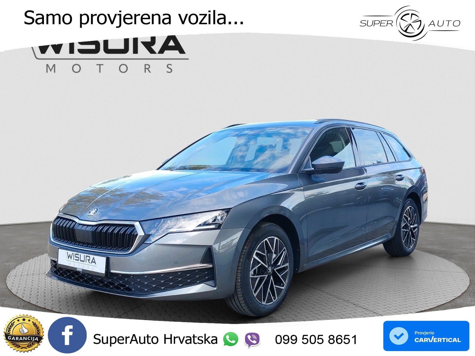 Škoda Octavia Combi 2.0 TDI (150 KS) DSG Selection LED+GR SJED+ACC