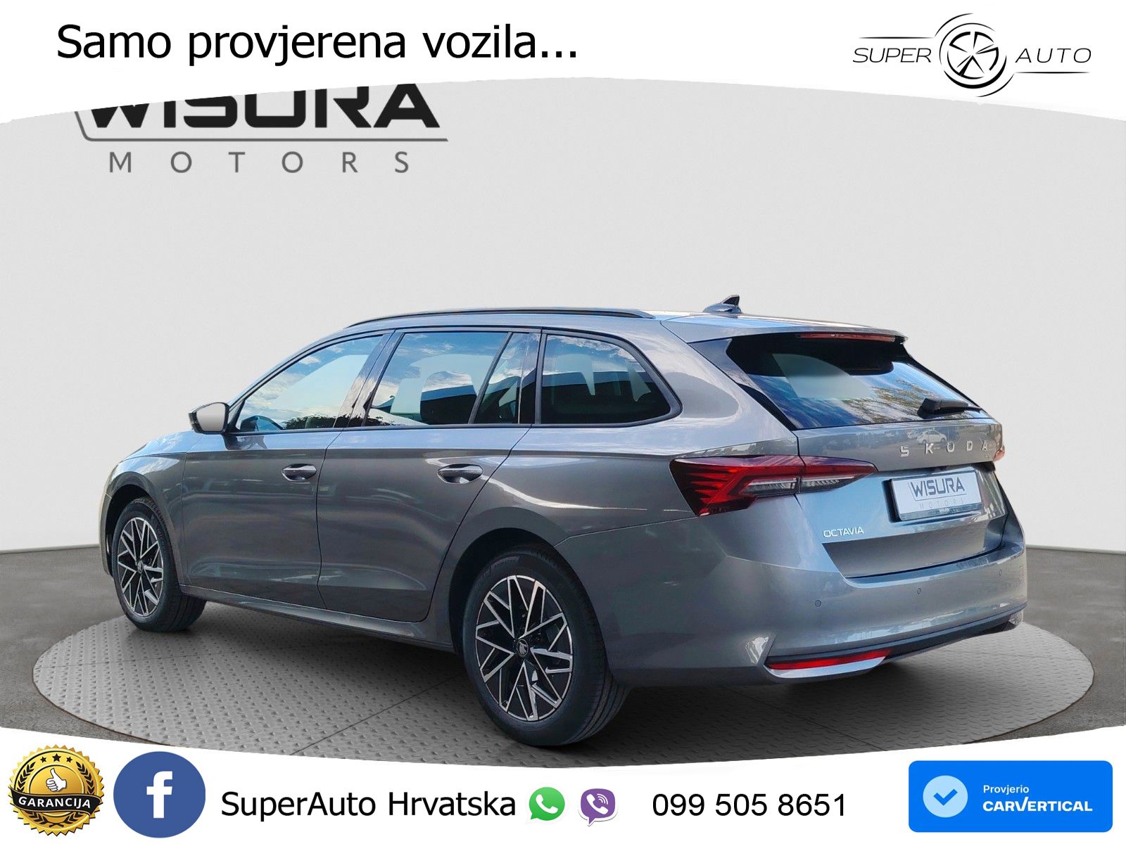 Škoda Octavia Combi 2.0 TDI (150 KS) DSG Selection LED+GR SJED+ACC