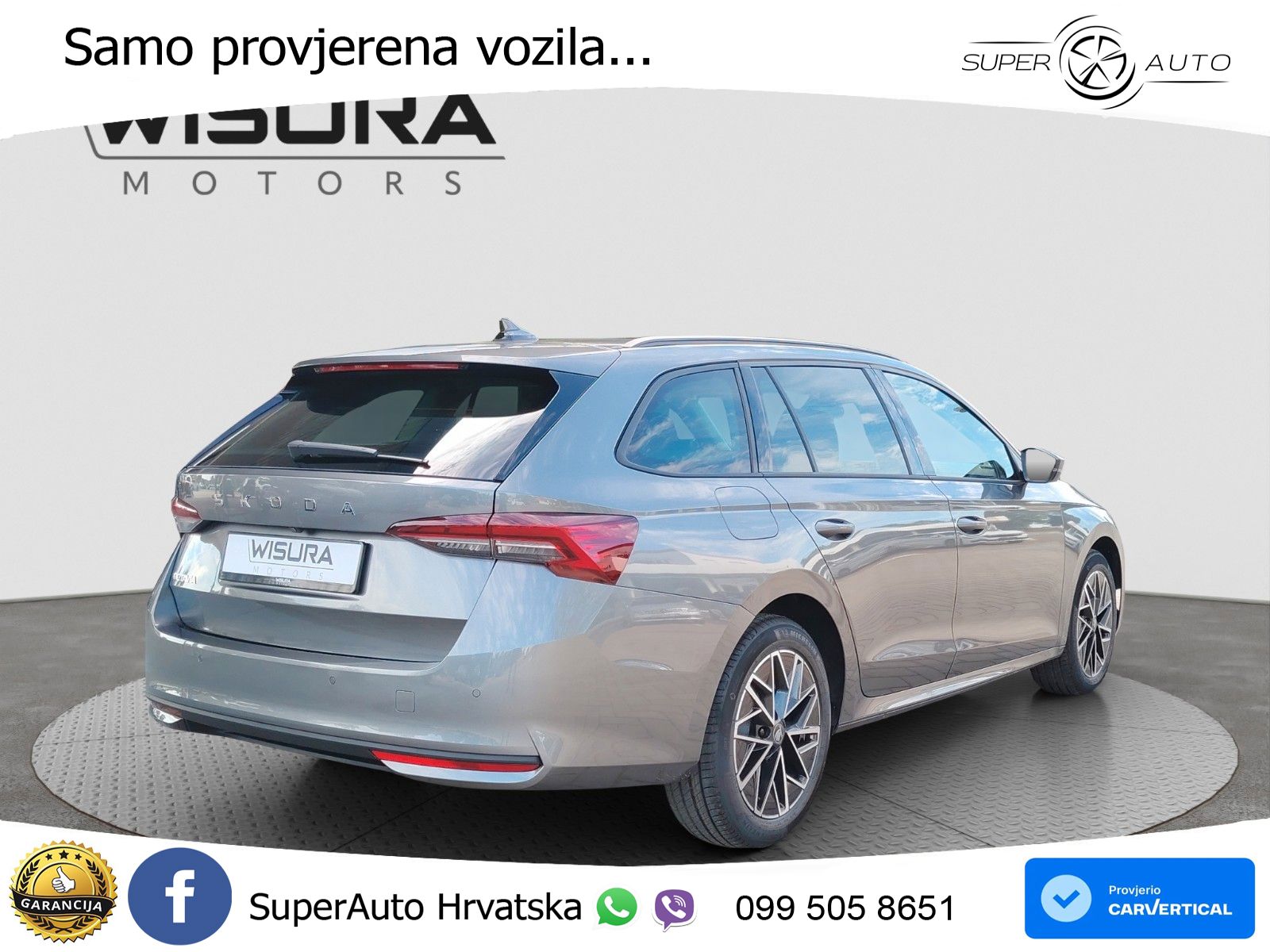 Škoda Octavia Combi 2.0 TDI (150 KS) DSG Selection LED+GR SJED+ACC
