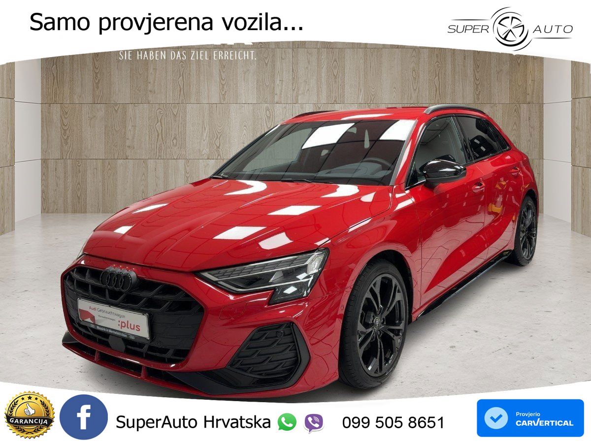 Audi A3 35 TFSI (150 KS) S tronic 2x S line LED+GR SJED+ACC
