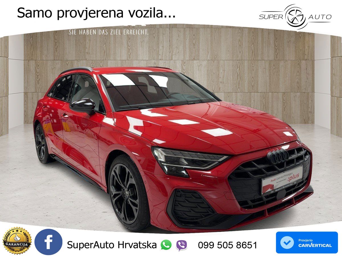 Audi A3 35 TFSI (150 KS) S tronic 2x S line LED+GR SJED+ACC