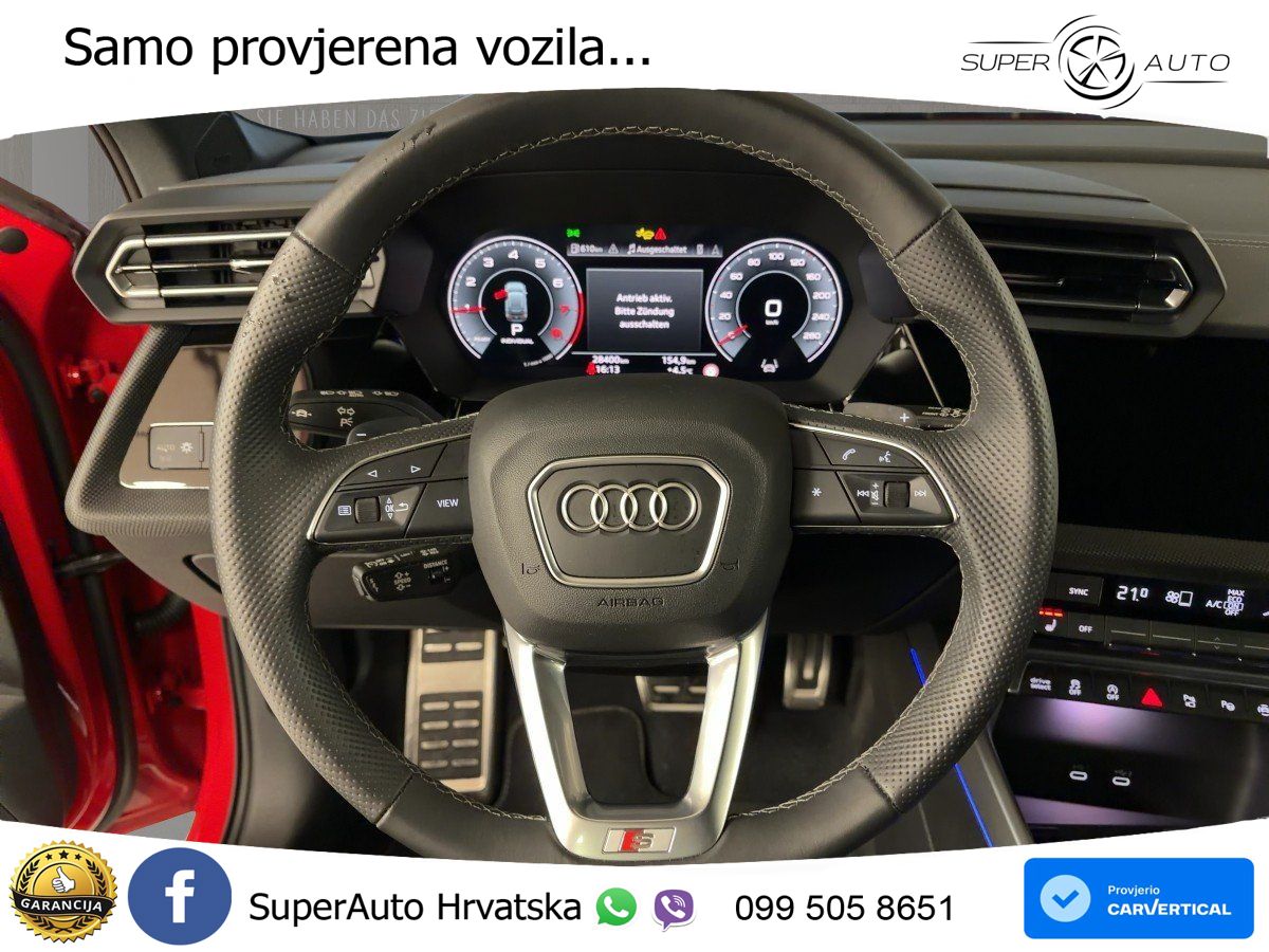 Audi A3 35 TFSI (150 KS) S tronic 2x S line LED+GR SJED+ACC