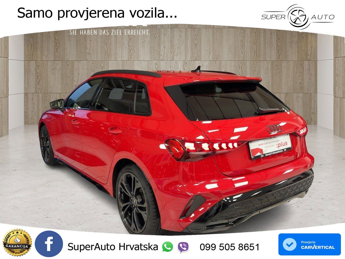Audi A3 35 TFSI (150 KS) S tronic 2x S line LED+GR SJED+ACC