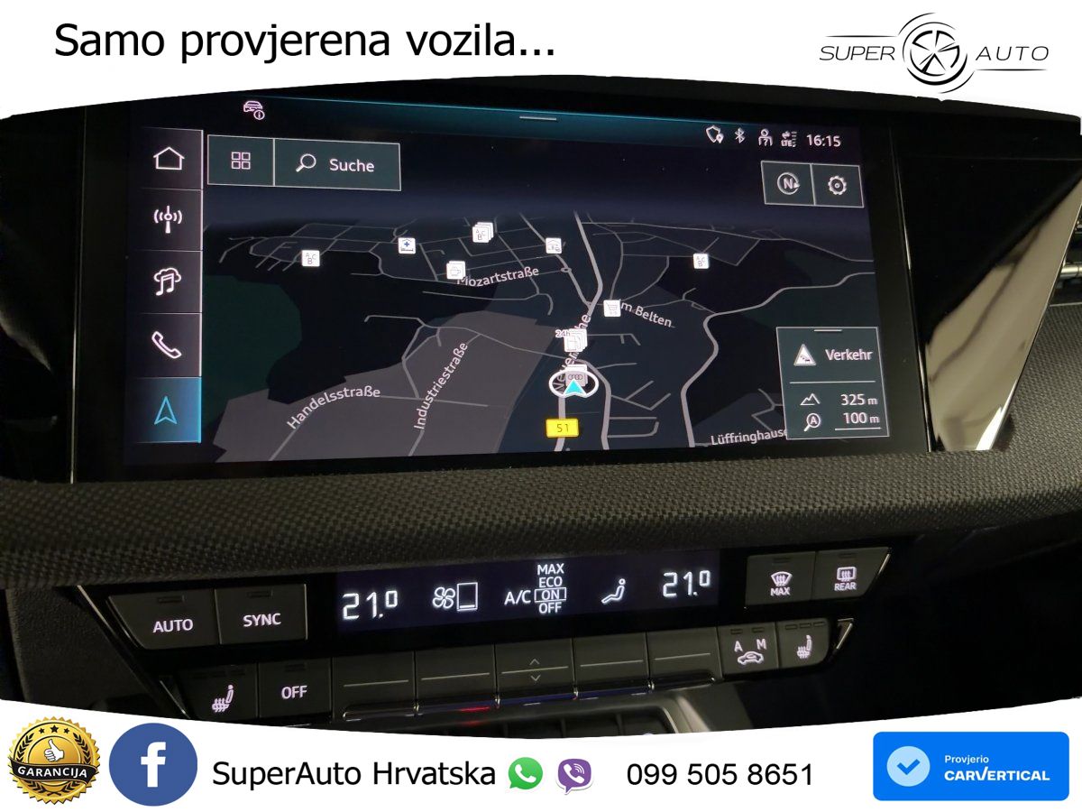 Audi A3 35 TFSI (150 KS) S tronic 2x S line LED+GR SJED+ACC