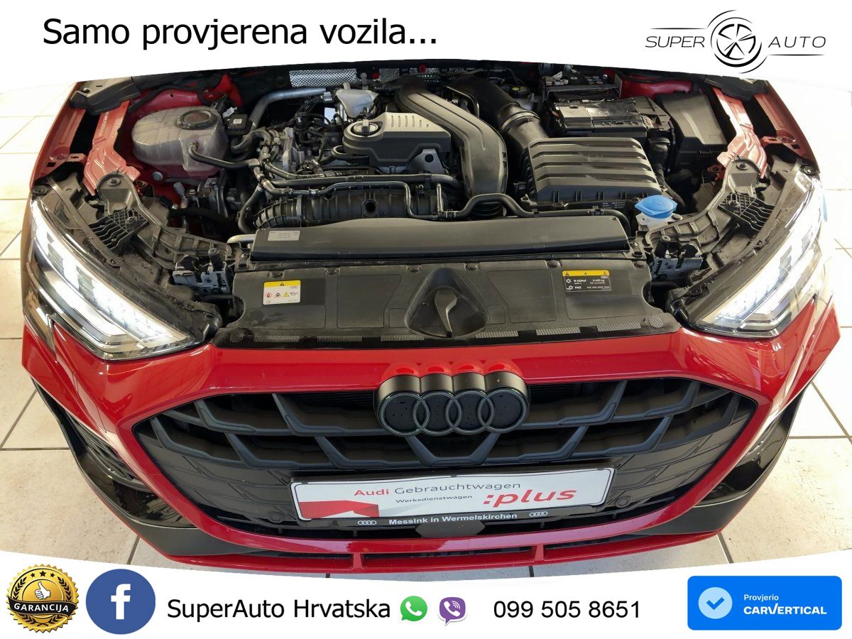 Audi A3 35 TFSI (150 KS) S tronic 2x S line LED+GR SJED+ACC