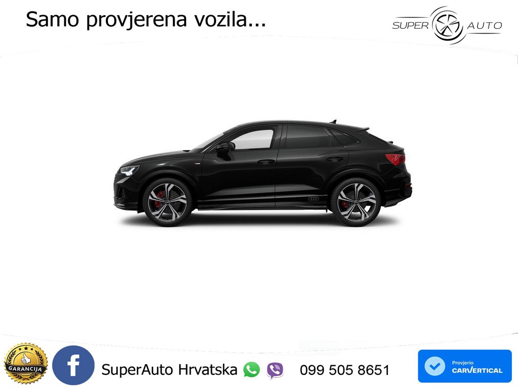 Audi Q3 Sportback 40 TDI (200 KS) quattro S tronic S line MATRIX+GR SJED+KAM