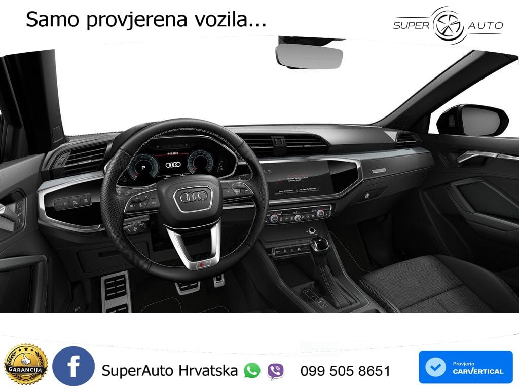 Audi Q3 Sportback 40 TDI (200 KS) quattro S tronic S line MATRIX+GR SJED+KAM