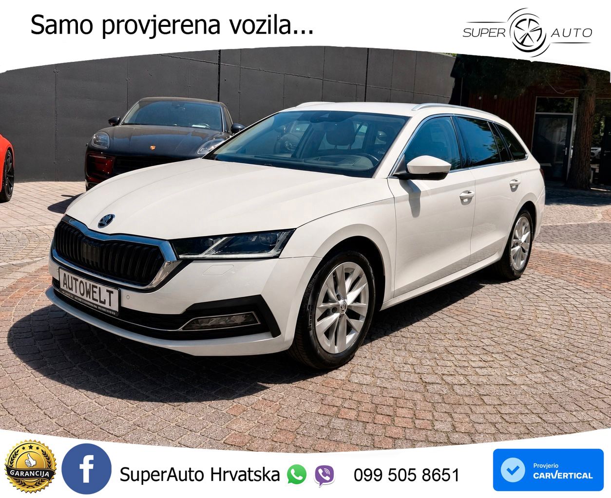 Škoda Octavia Combi 2.0 TDI (150 KS) DSG LED+GR SJED+ACC
