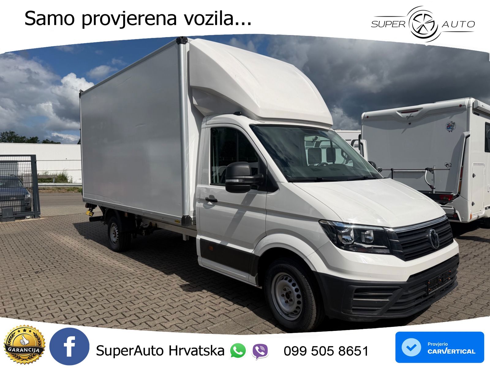 Volkswagen Crafter Koffer Lang LBW Klima Navi 140 KS