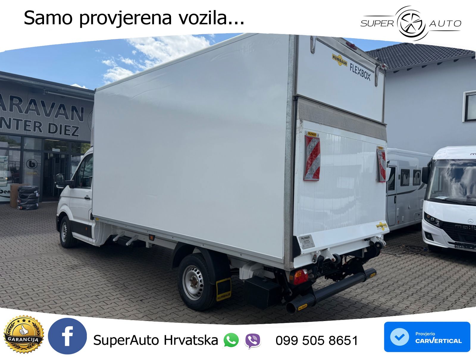 Volkswagen Crafter Koffer Lang LBW Klima Navi 140 KS