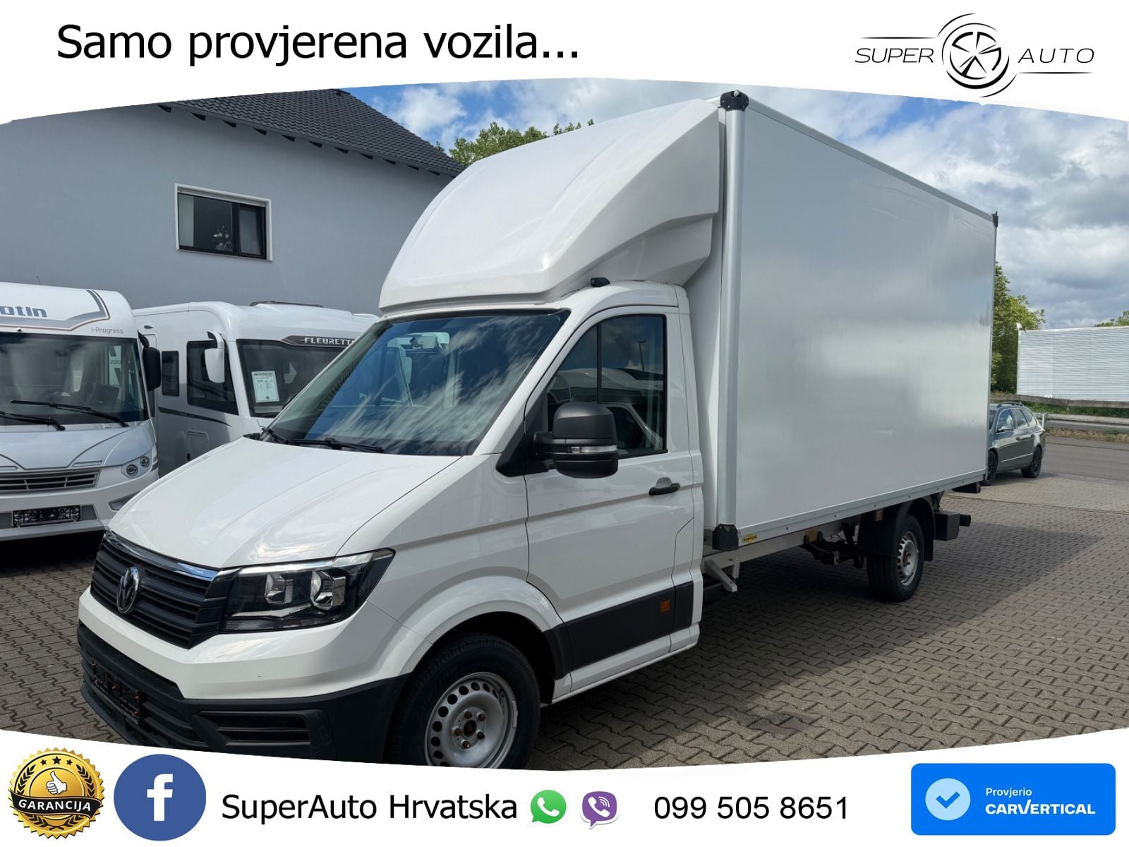 Volkswagen Crafter Koffer Lang LBW Klima Navi 140 KS