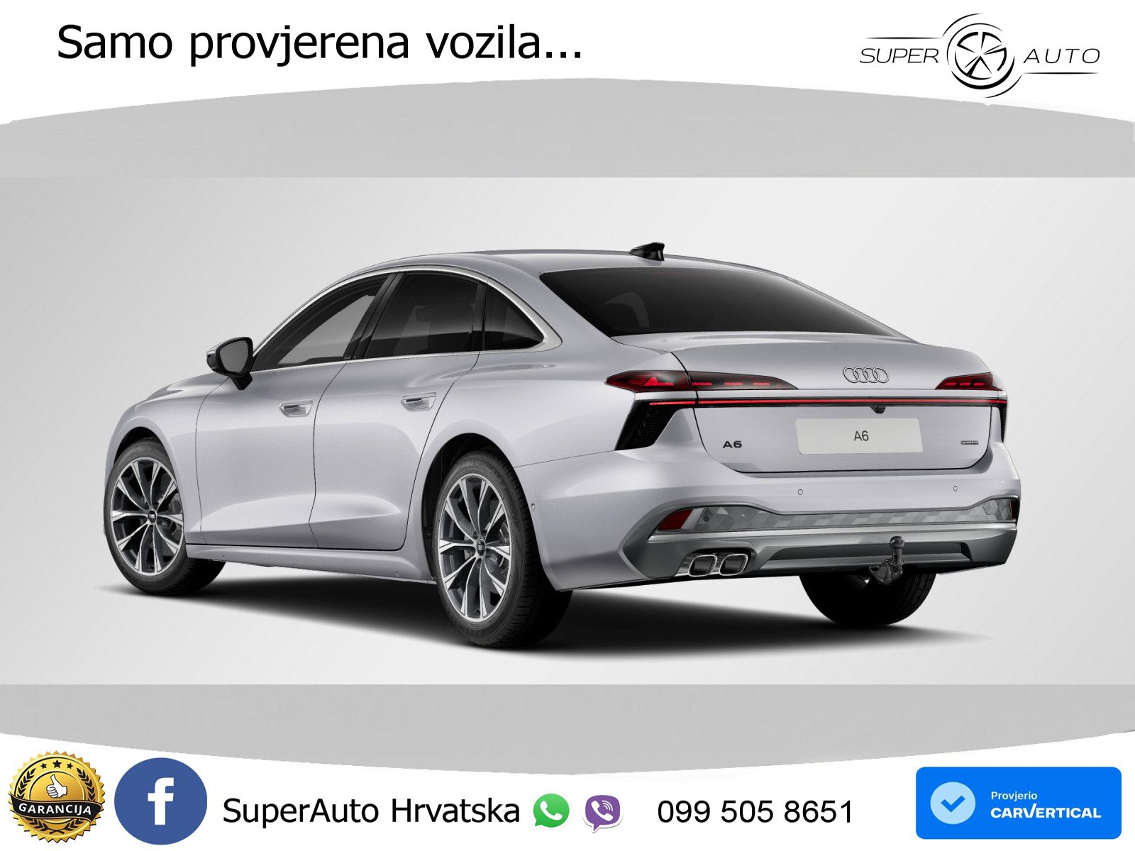 Audi A6 2.0 TDI (204 KS) quattro S tronic LED+GR SJED+ACC