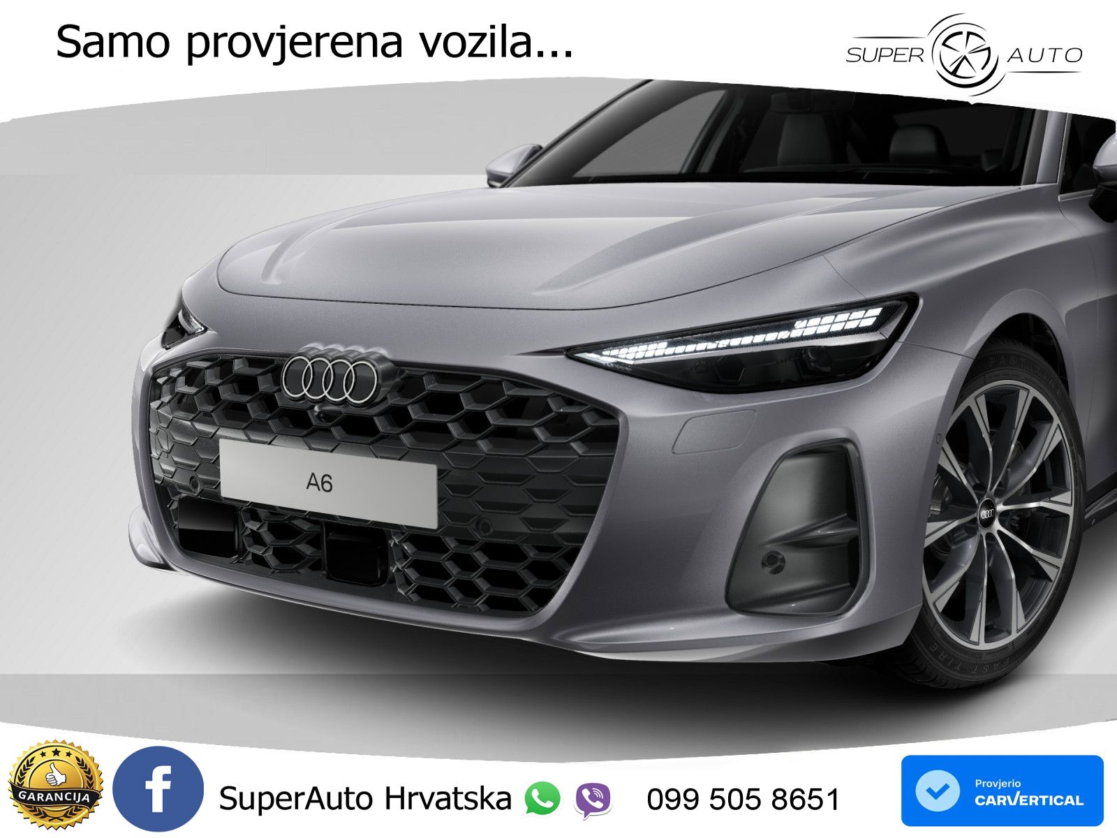 Audi A6 2.0 TDI (204 KS) quattro S tronic LED+GR SJED+ACC
