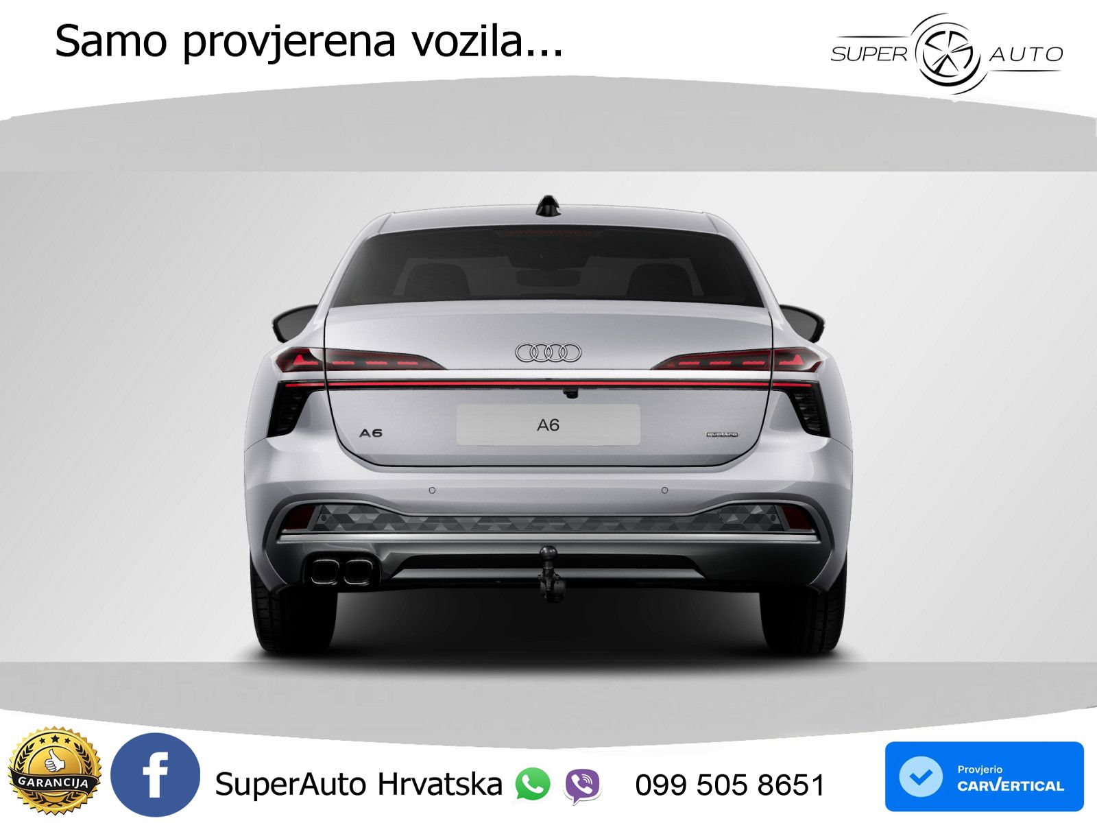 Audi A6 2.0 TDI (204 KS) quattro S tronic LED+GR SJED+ACC