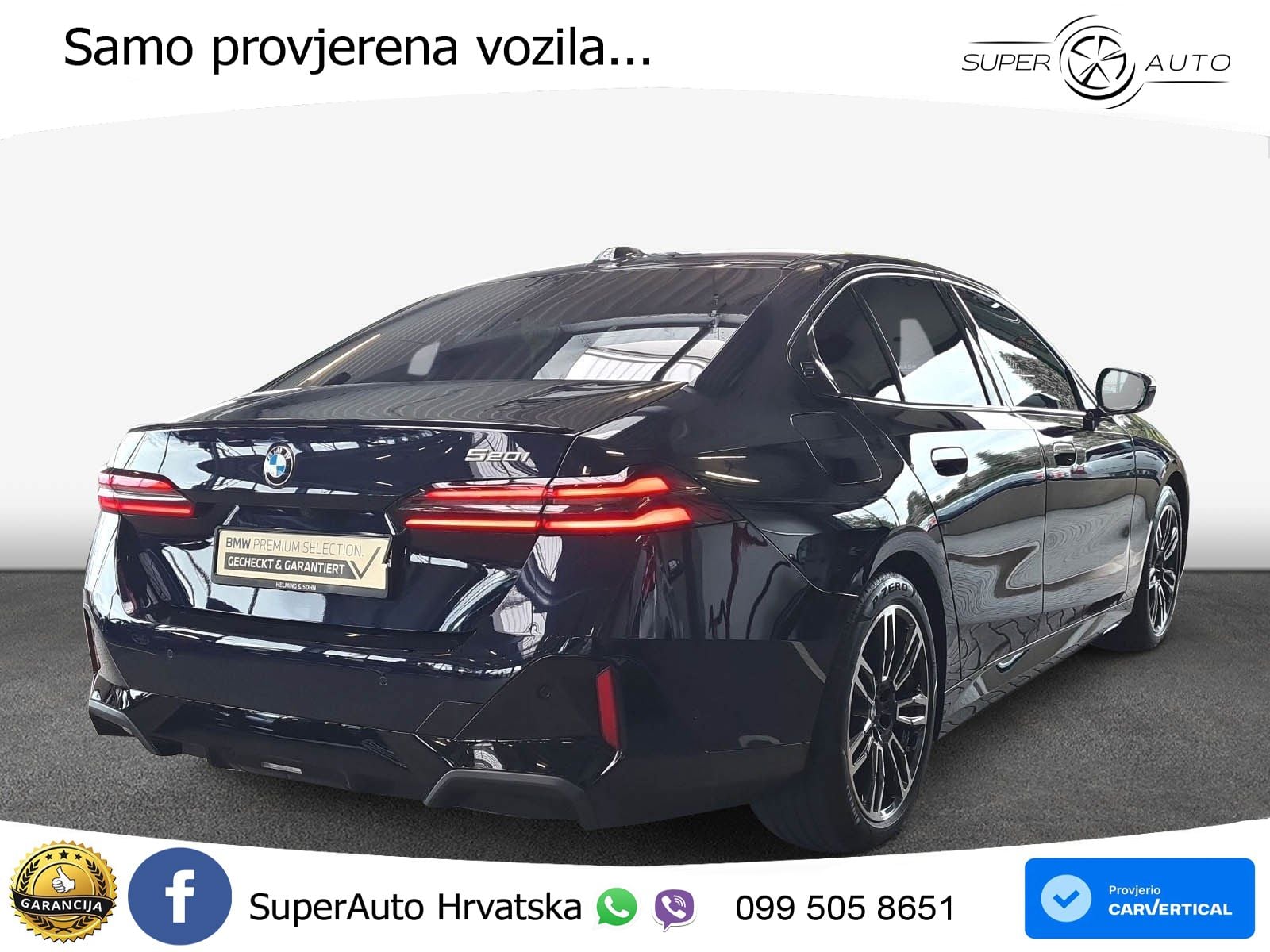 BMW 520i (208 KS) Steptronic M Sport LED+GR SJED+ACC