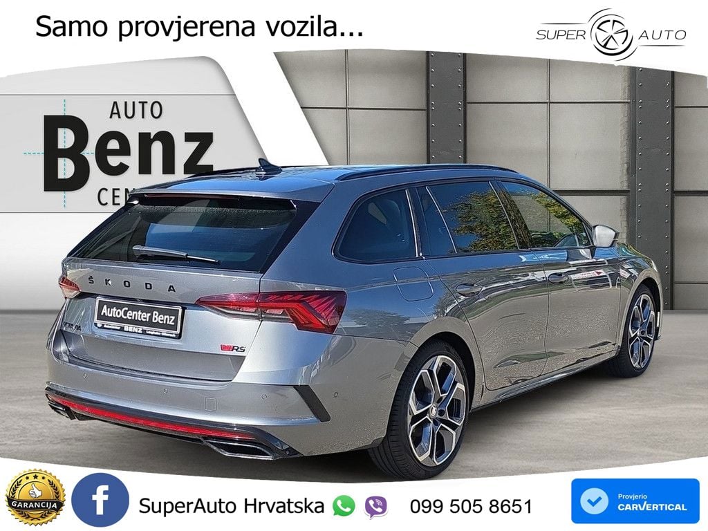 Škoda Octavia Combi RS 2.0 TDI (200 KS) 4x4 DSG MATRIX+GR SJED+KAM