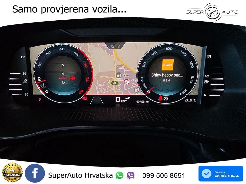 Škoda Octavia Combi RS 2.0 TDI (200 KS) 4x4 DSG MATRIX+GR SJED+KAM