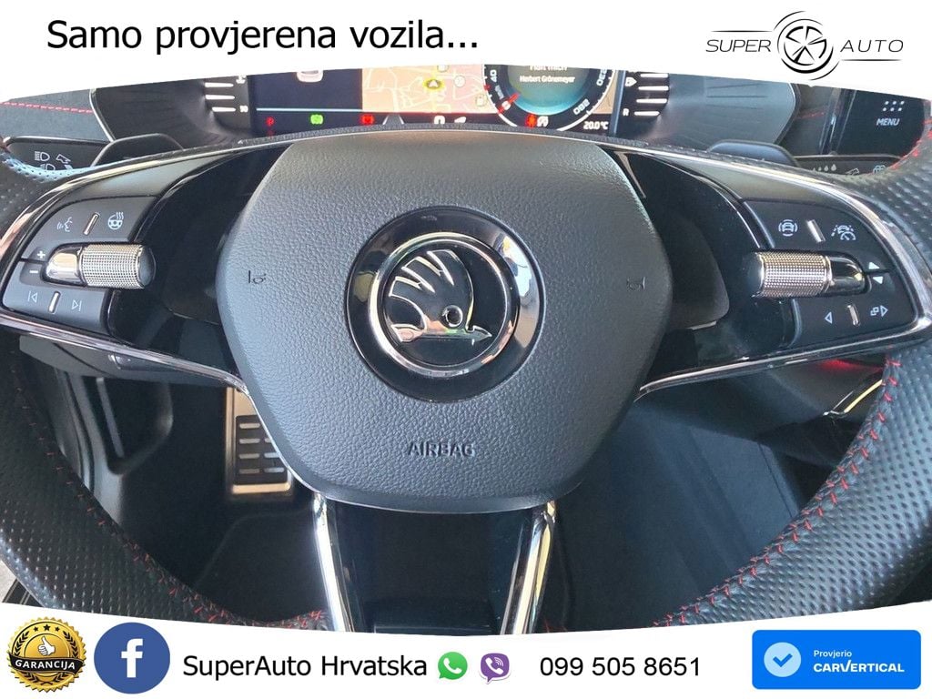 Škoda Octavia Combi RS 2.0 TDI (200 KS) 4x4 DSG MATRIX+GR SJED+KAM
