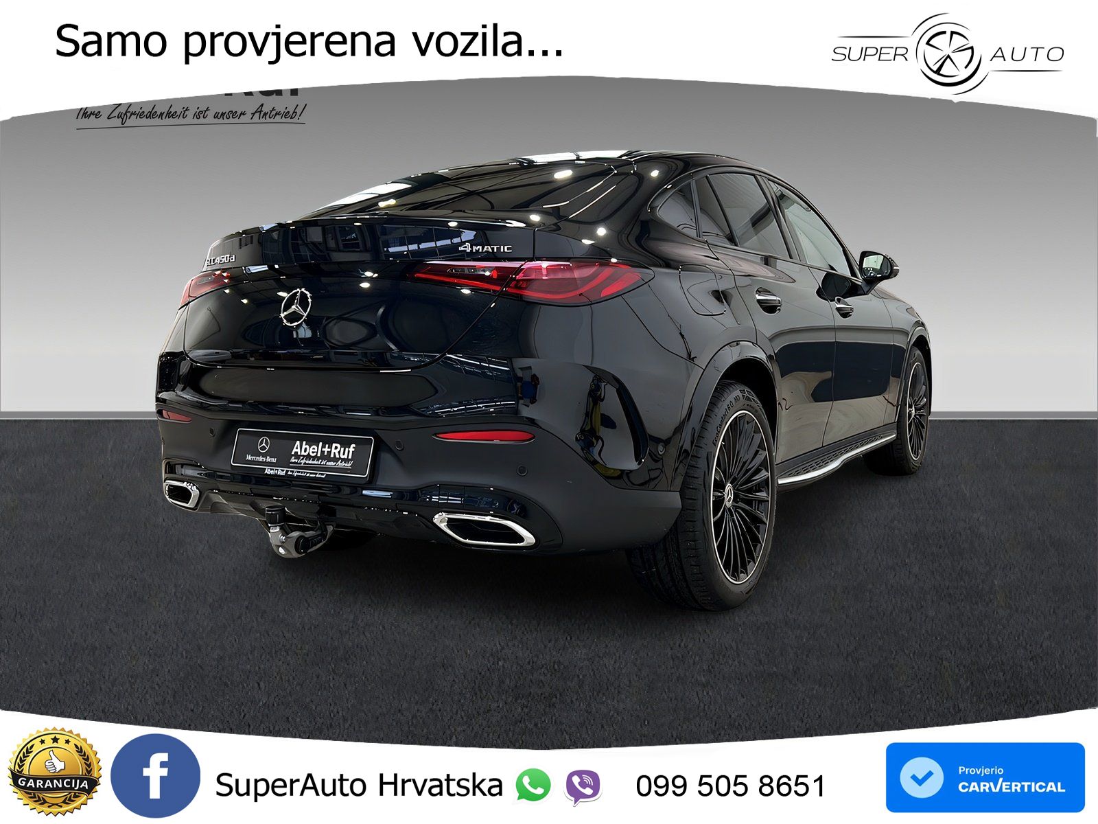 Mercedes GLC Coupe 450d (367 KS) 4MATIC 9G-TRONIC AMG ACC+GR SJED+360+PANO