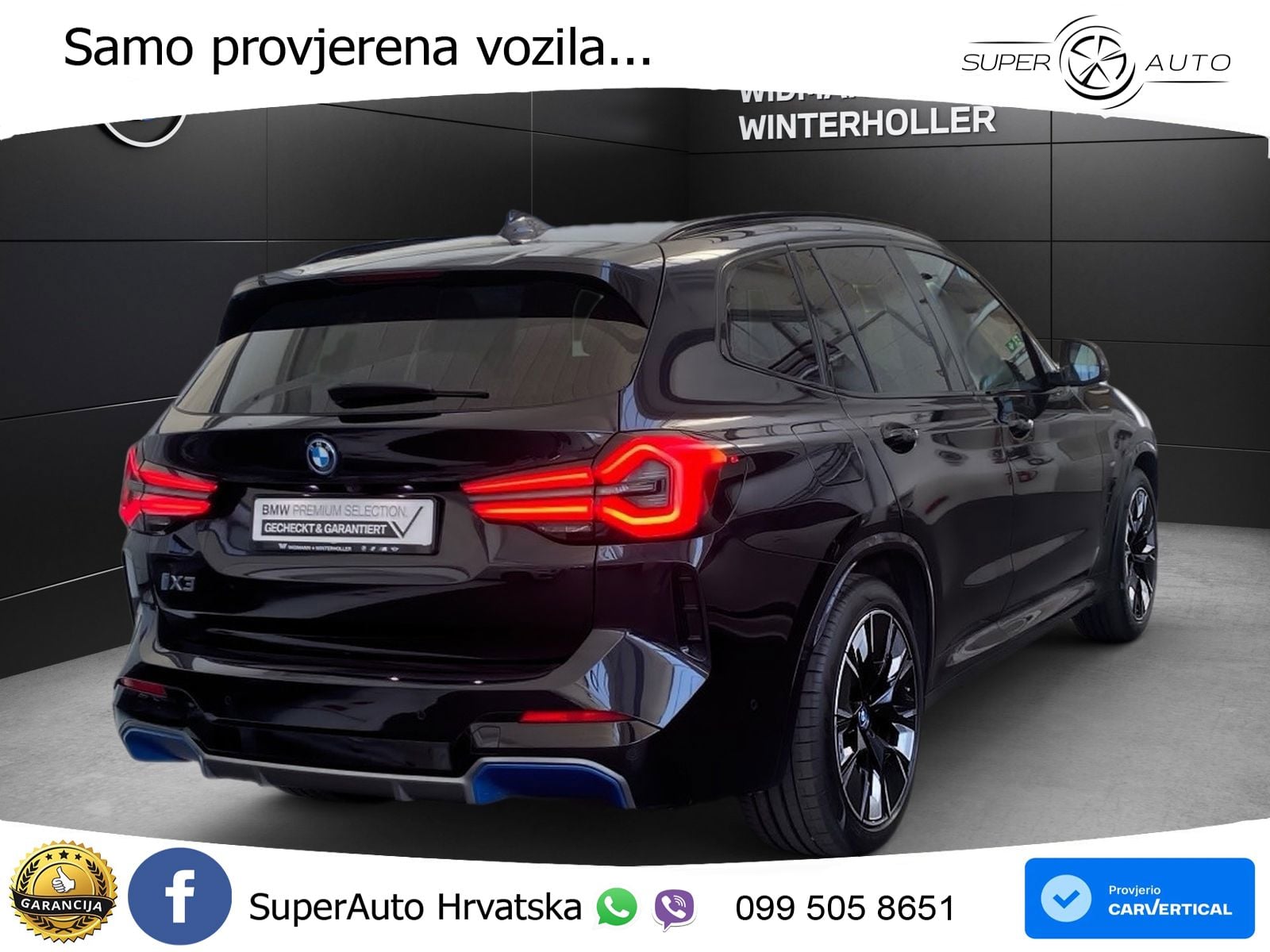 BMW iX3 80 kWh (286 KS) M Sport LED+GR SJED+ACC