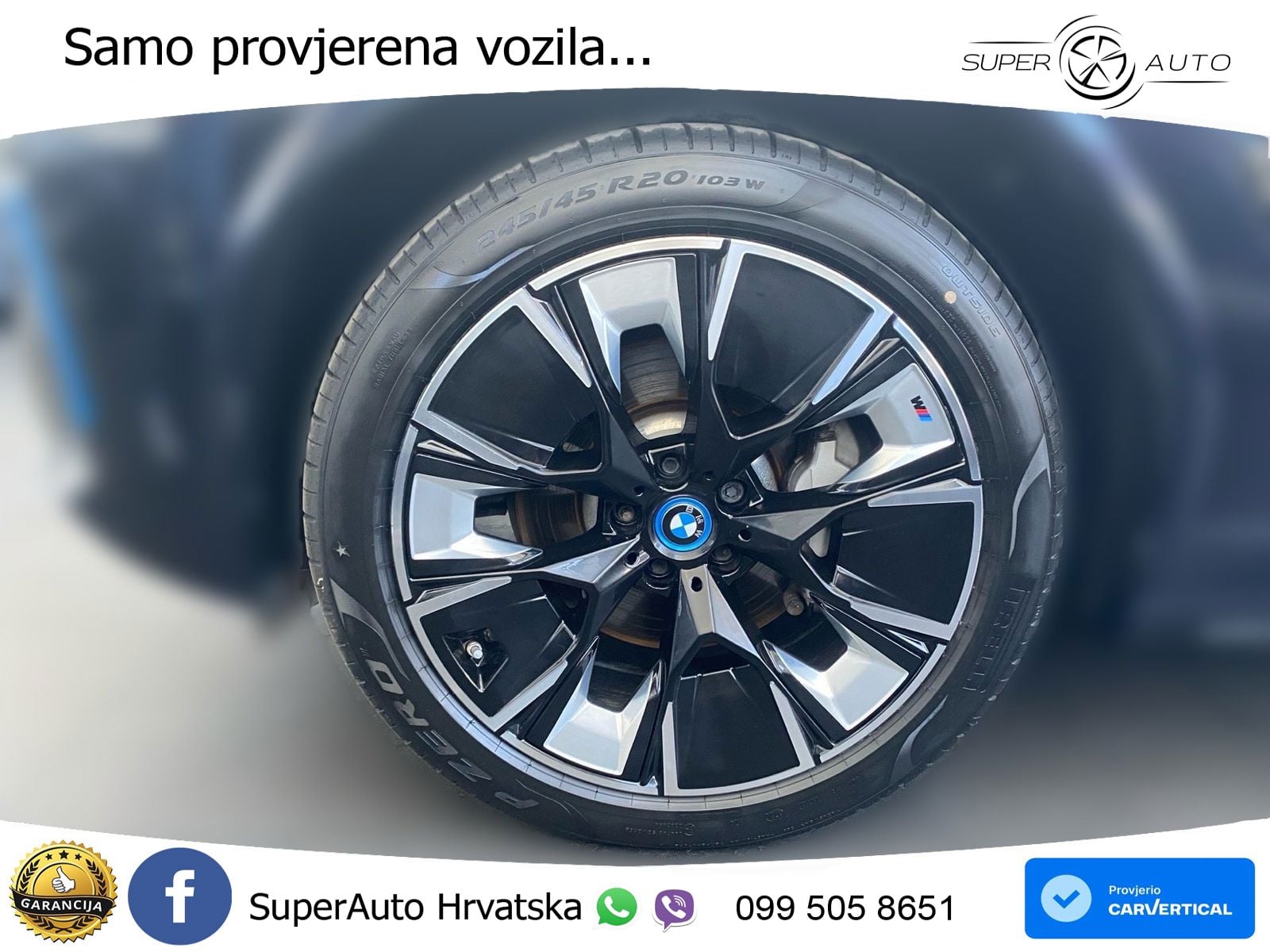 BMW iX3 80 kWh (286 KS) M Sport LED+GR SJED+ACC