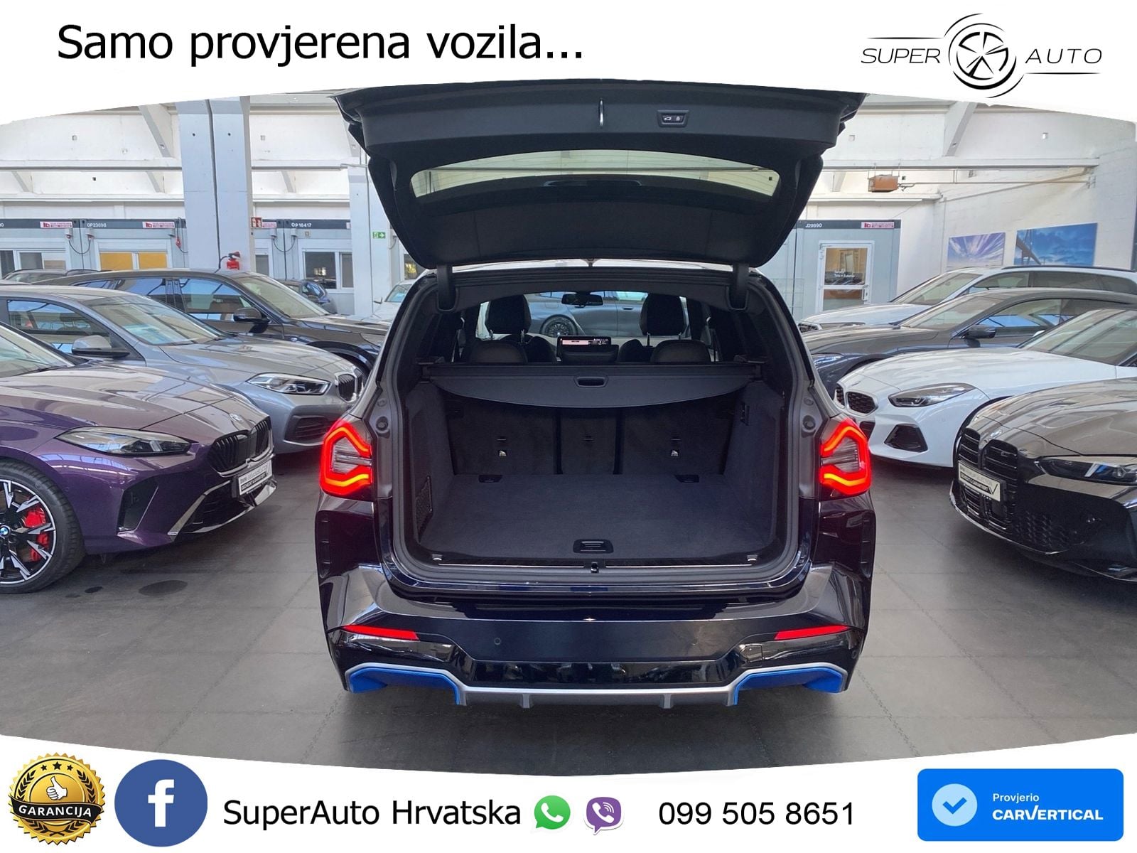BMW iX3 80 kWh (286 KS) M Sport LED+GR SJED+ACC