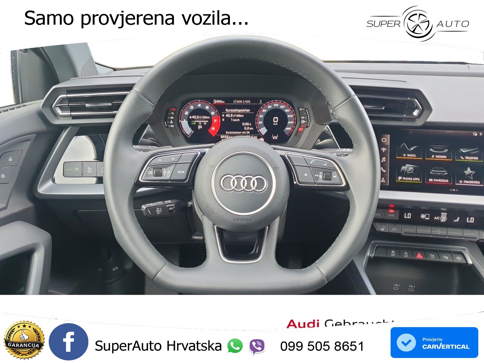 Audi A3 35 TFSI (150 KS) S tronic S line LED+GR SJED+ACC