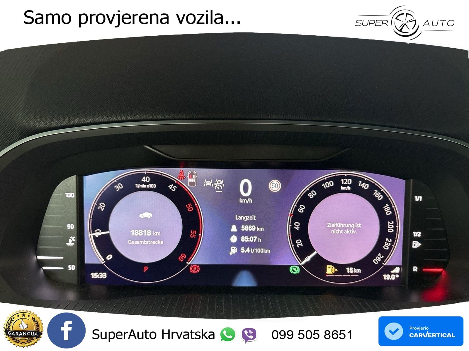 Škoda Octavia Combi 2.0 TDI (150 KS) DSG Selection LED+GR SJED+ACC