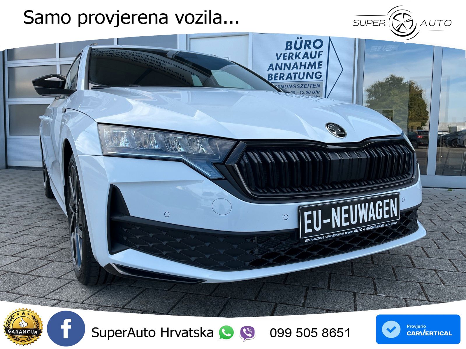 Škoda Octavia Combi 1.5 TSI (150 KS) DSG SportLine LED+GR SJED+ACC