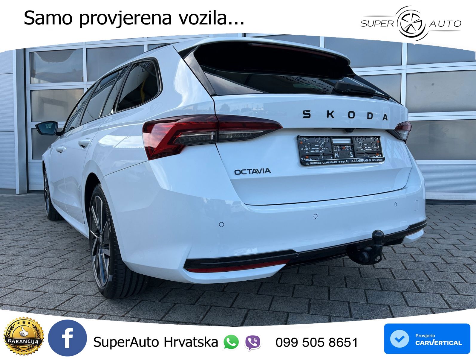 Škoda Octavia Combi 1.5 TSI (150 KS) DSG SportLine LED+GR SJED+ACC
