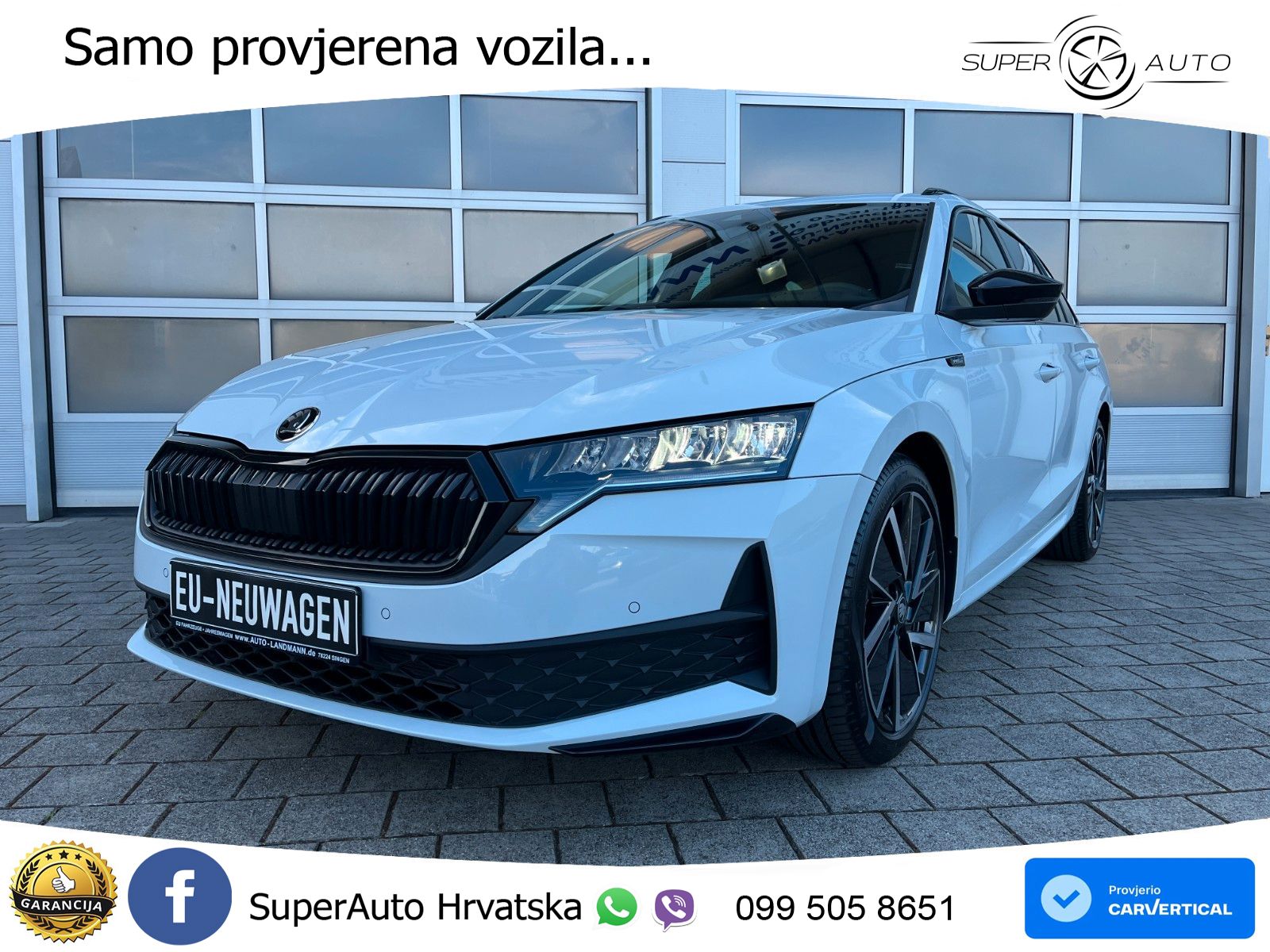 Škoda Octavia Combi 1.5 TSI (150 KS) DSG SportLine LED+GR SJED+ACC