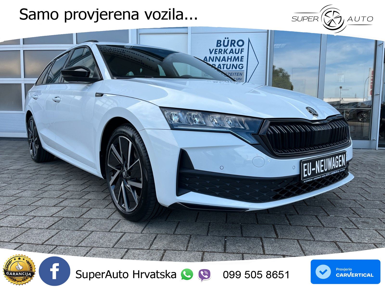 Škoda Octavia Combi 1.5 TSI (150 KS) DSG SportLine LED+GR SJED+ACC