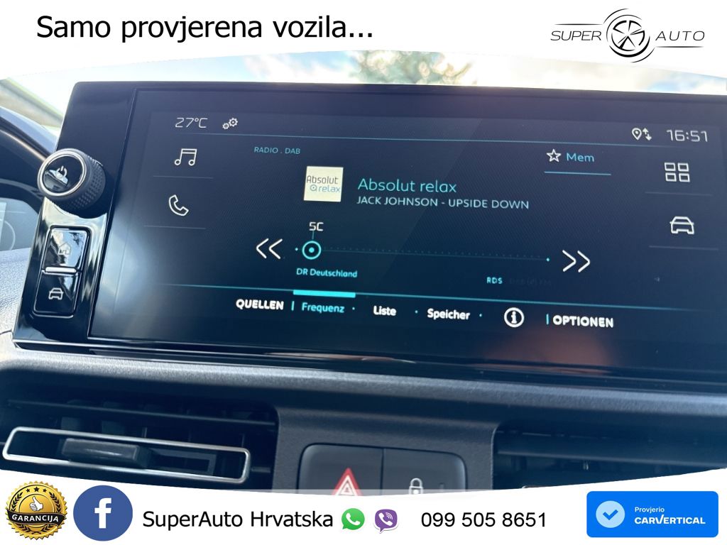 Peugeot Partner E-PARTNER XL Elektro 100kW Automatik Lad 84 KS