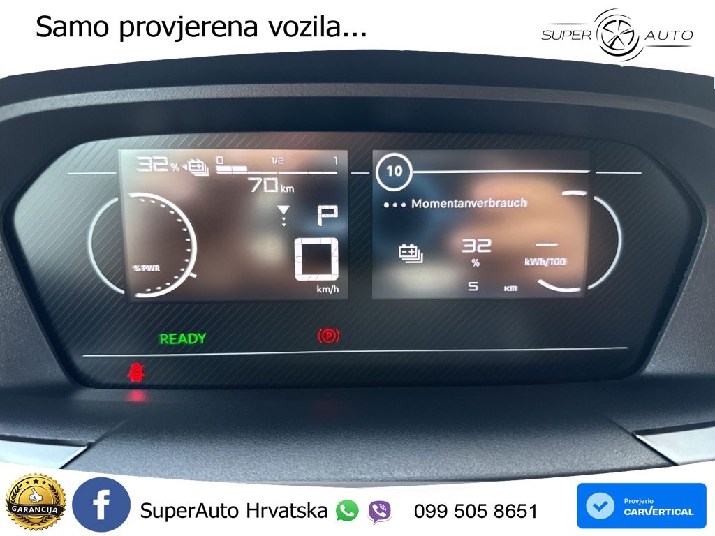 Peugeot Partner E-PARTNER XL Elektro 100kW Automatik Lad 84 KS