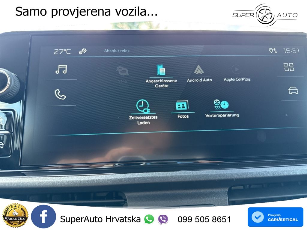 Peugeot Partner E-PARTNER XL Elektro 100kW Automatik Lad 84 KS