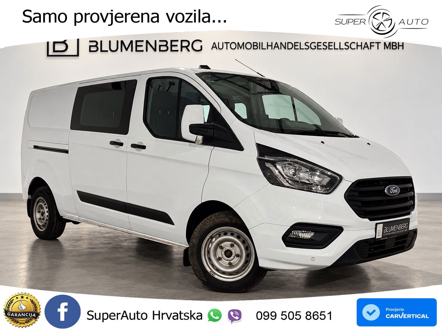 Ford Transit Custom 300 L2 Trend *6-Sitzer,Tempomat* 105 KS