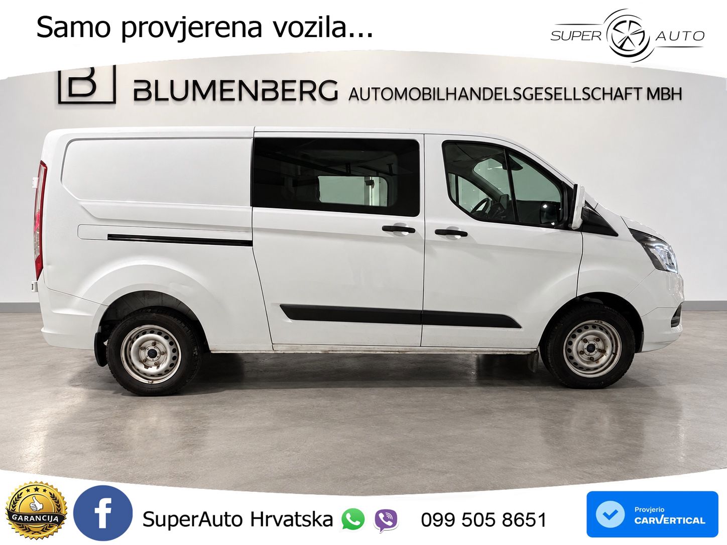 Ford Transit Custom 300 L2 Trend *6-Sitzer,Tempomat* 105 KS