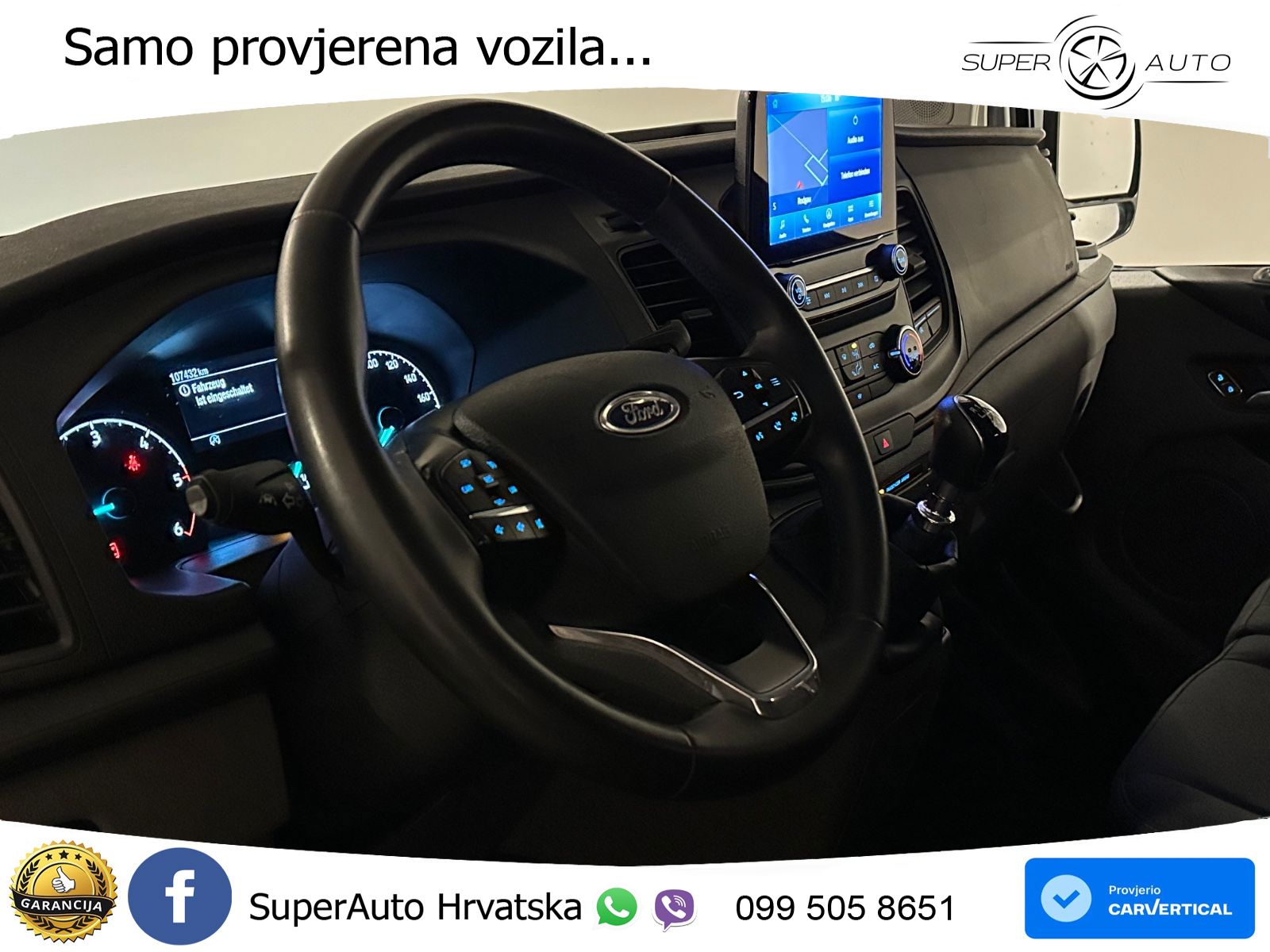 Ford Transit Custom 300 L2 Trend *6-Sitzer,Tempomat* 105 KS