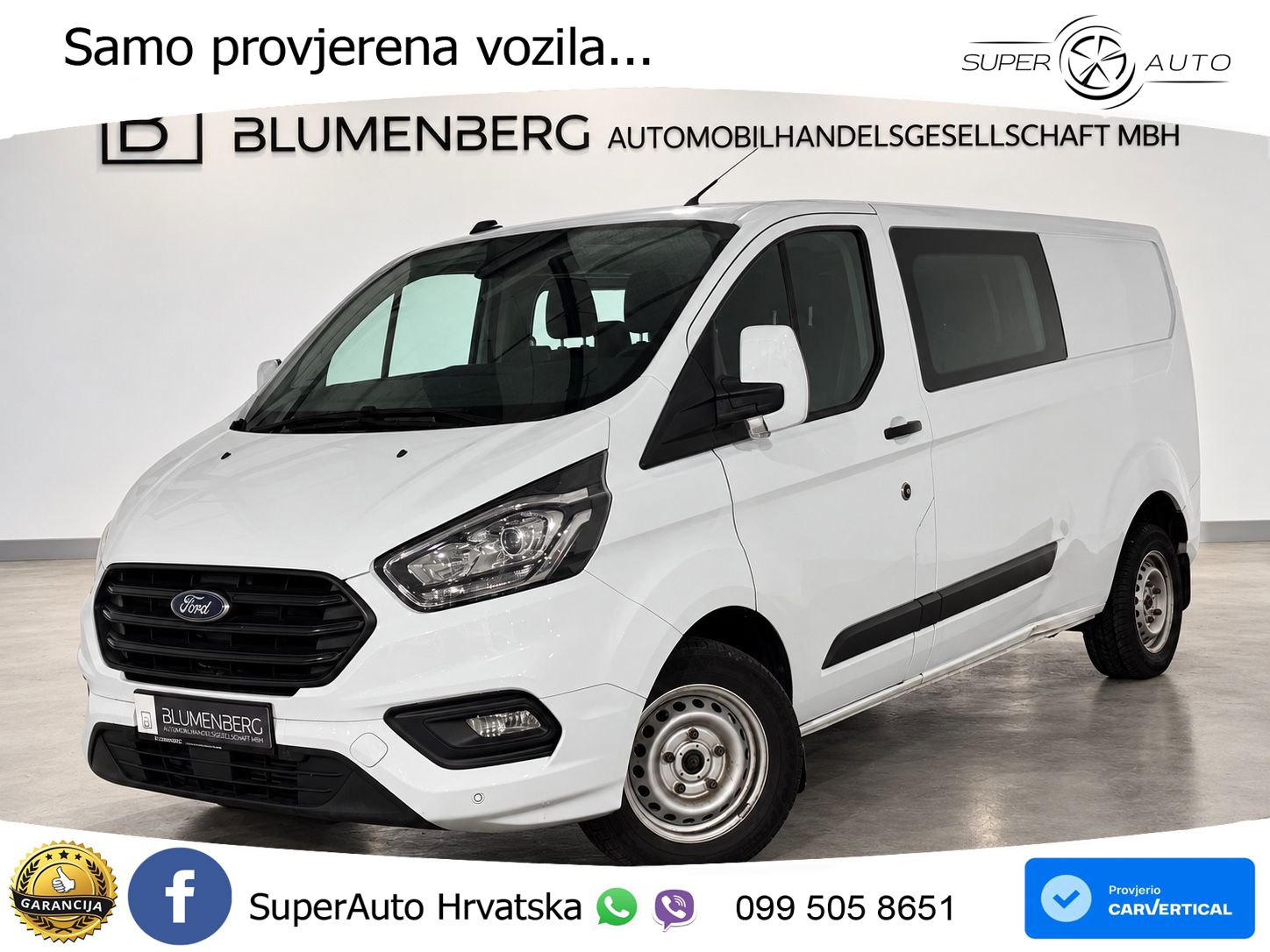 Ford Transit Custom 300 L2 Trend *6-Sitzer,Tempomat* 105 KS