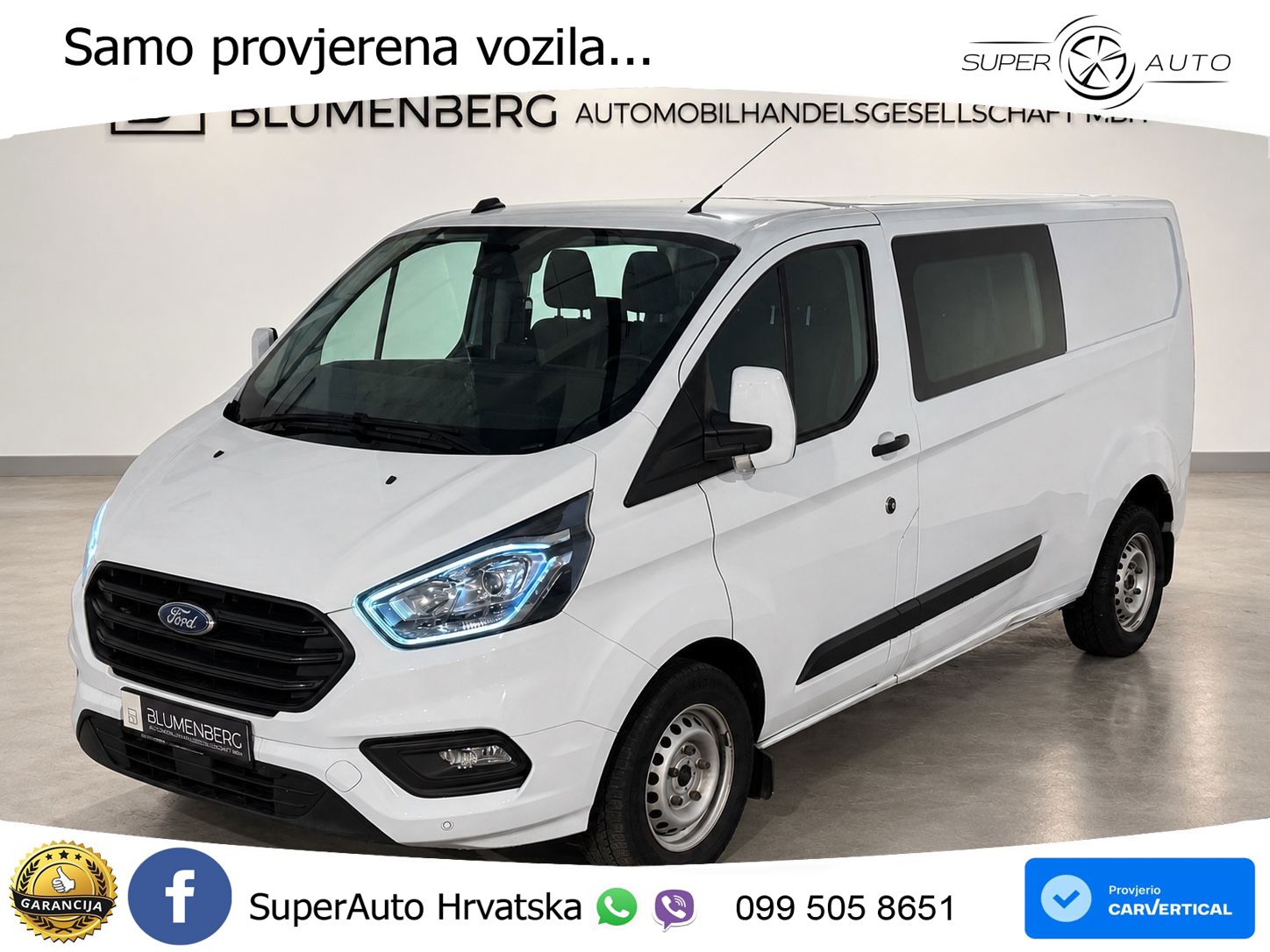 Ford Transit Custom 300 L2 Trend *6-Sitzer,Tempomat* 105 KS