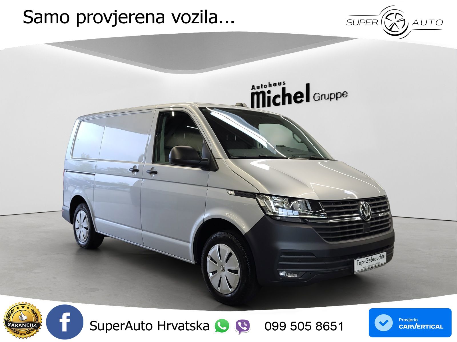 Volkswagen T6 Transporter Kasten 6.1 TDI Standheizung Navi 110 KS
