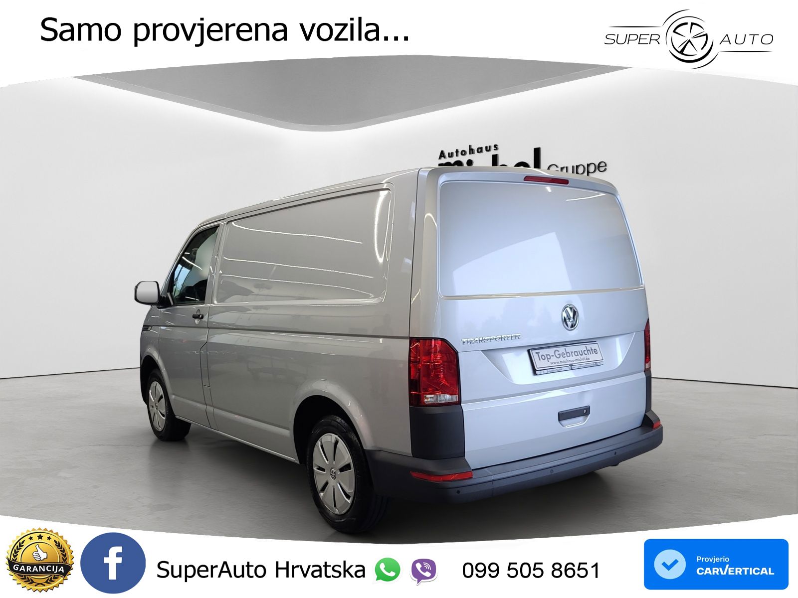 Volkswagen T6 Transporter Kasten 6.1 TDI Standheizung Navi 110 KS