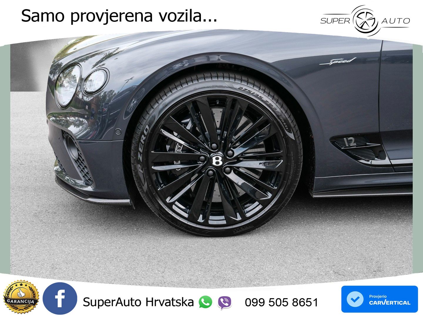 Bentley Continental GT III Speed 6.0 TSI W12 (659 KS) AWD DCT LED+GR SJED+ACC